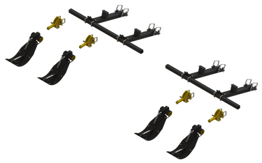 LANSS3406R4 -- Lankota Stalk Stomper® Mounting Kit for CaseIH® 2206/2406/3206/3406 Series 30